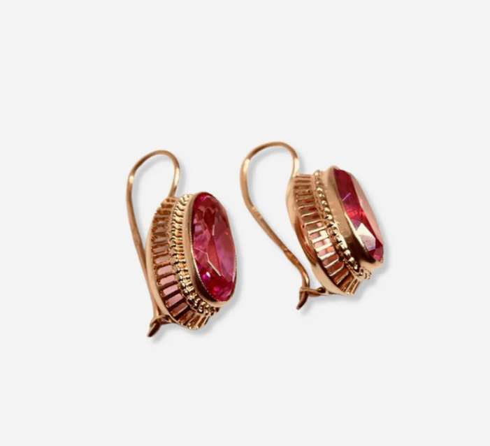 Rose Gold Vintage Earrings