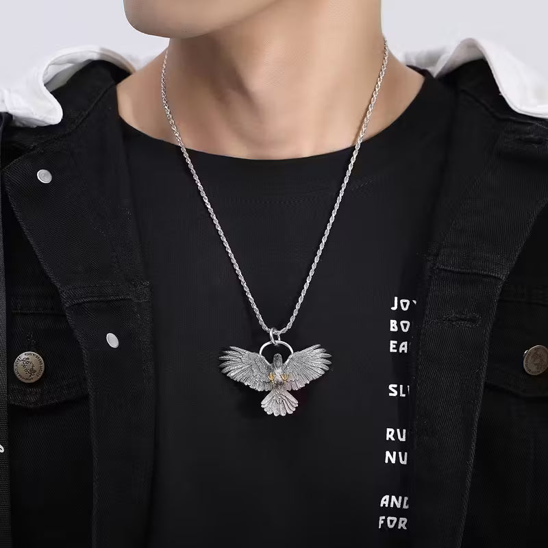 Eternal Wings of Grace Pendant Necklace
