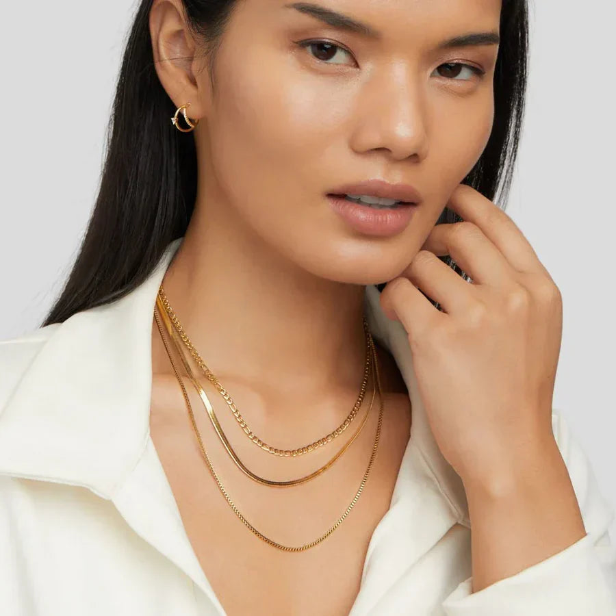 Vienna Layered Chain Necklace