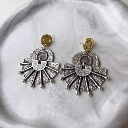 Vintage Bohemian Scalloped Earrings