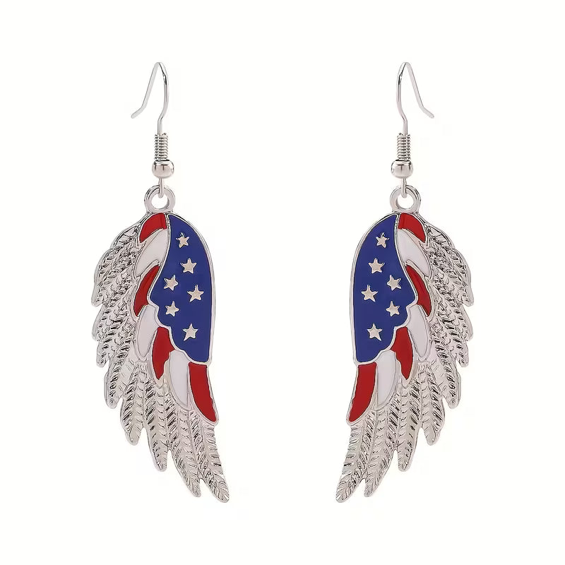 Wings of Timeless Liberty Drop Earrings