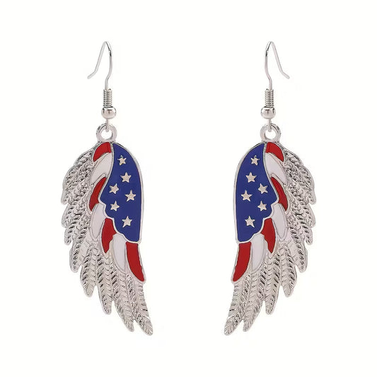 Wings of Timeless Liberty Drop Earrings