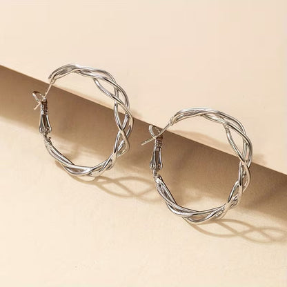 Interwoven Grace Classic Hoops