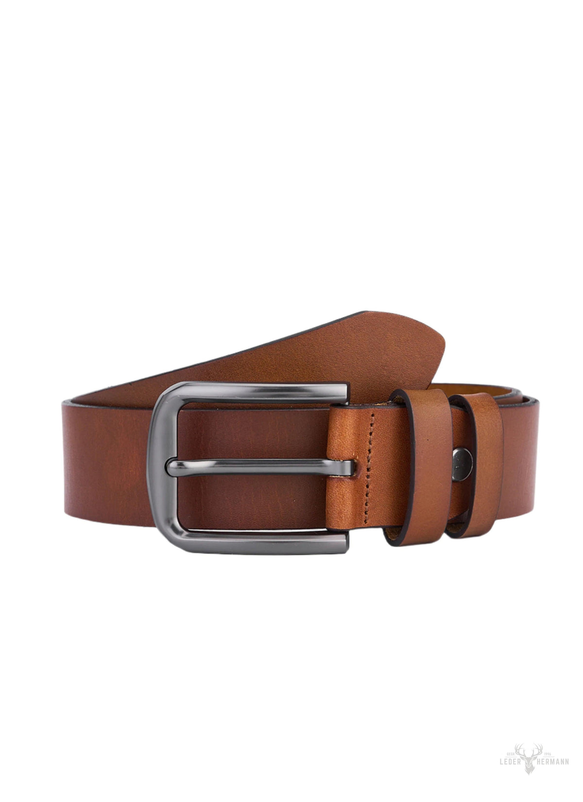 Cognac Round Blank Belt