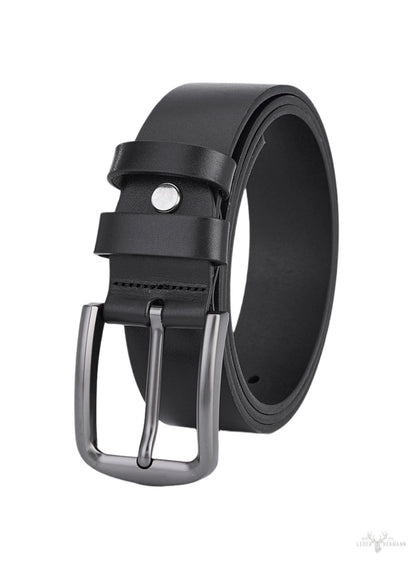 Pair of Leather Belts - Black & Brown - Men's Belts for Style and Comfort