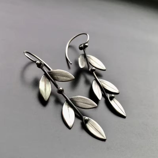 Graceful Laurel Cascade Earrings