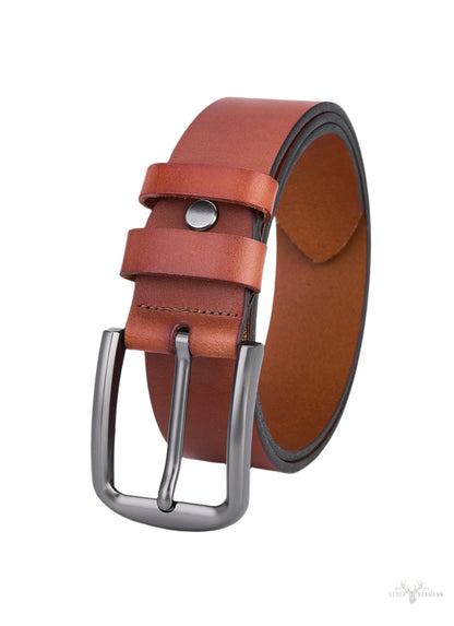 Pair of Leather Belts - Black & Brown - Men's Belts for Style and Comfort