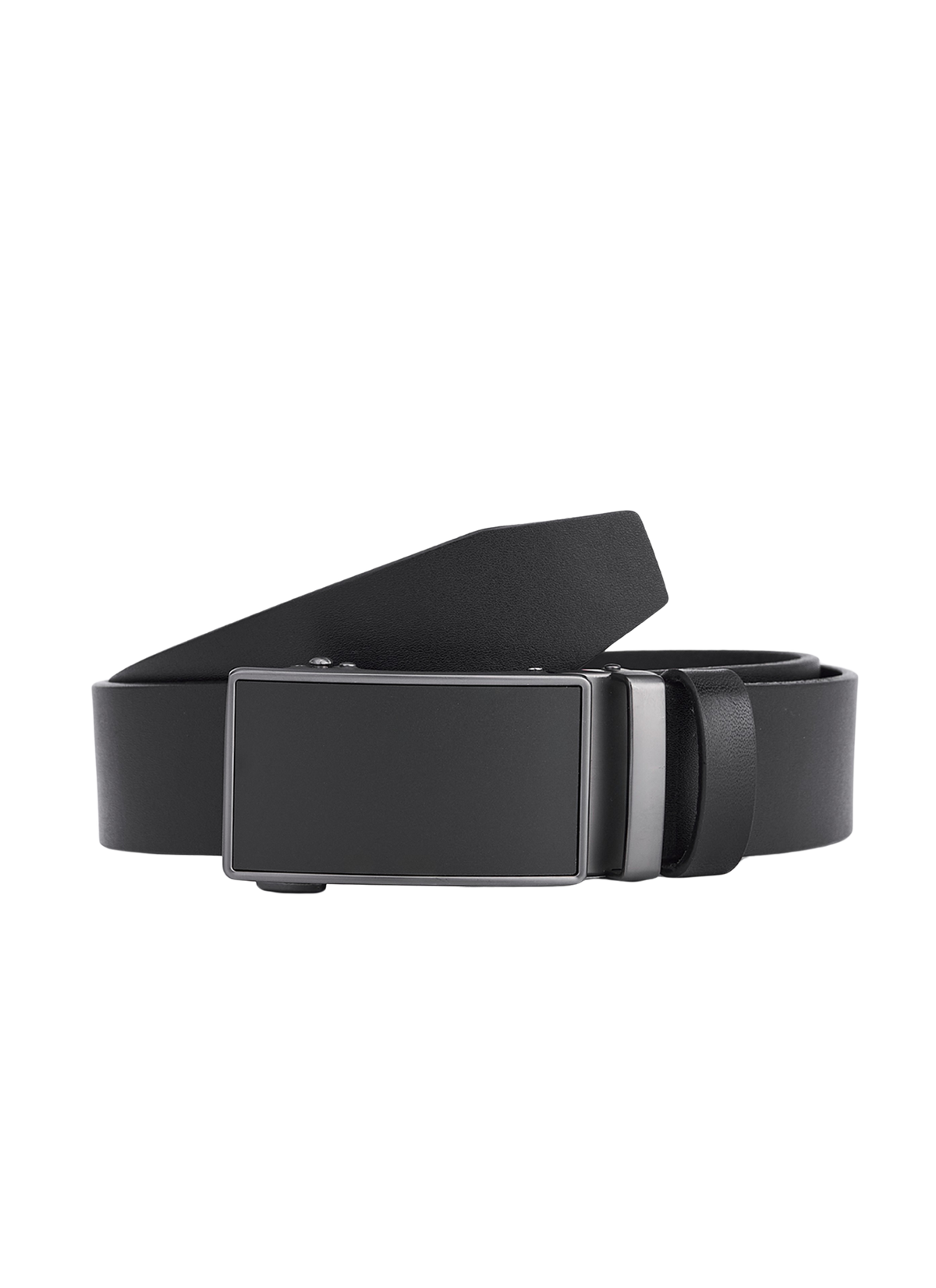 Automatic leather belt