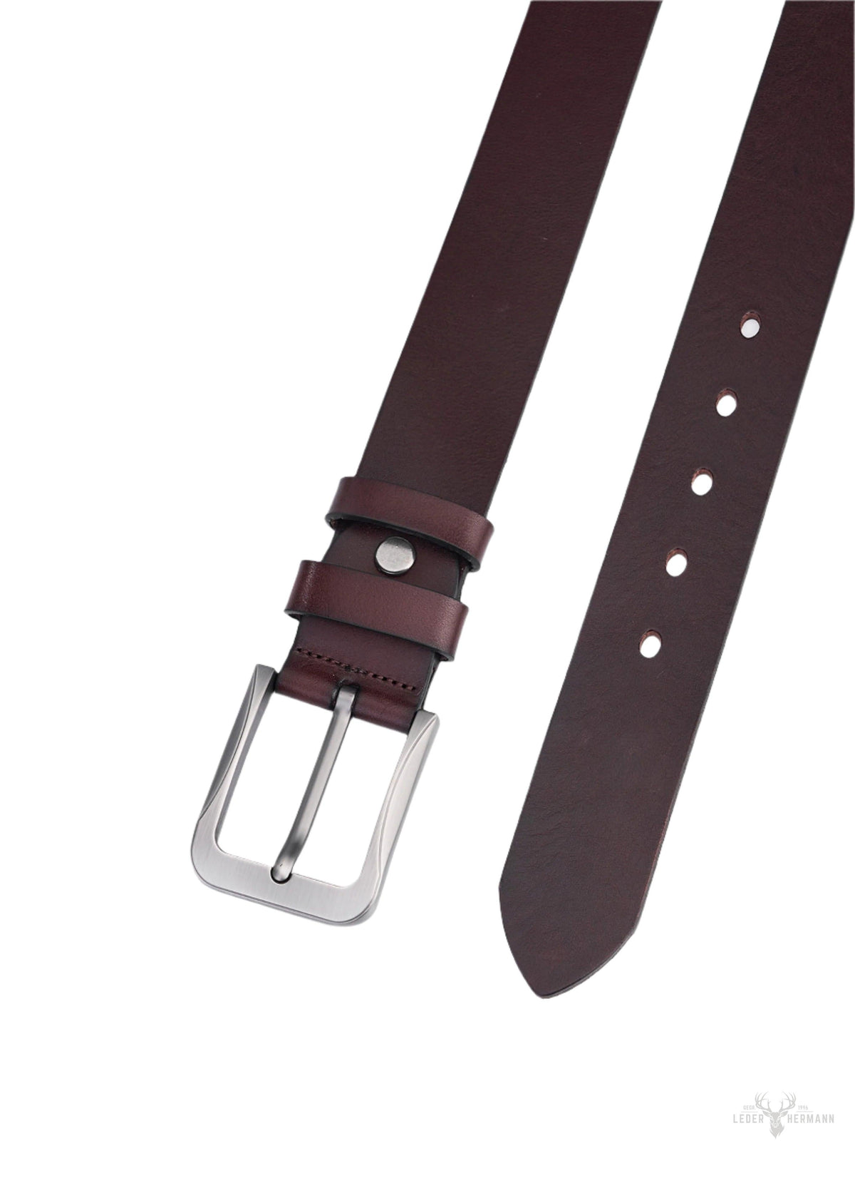 Stylish Round Leather Belt for Men - Leather Belt for a Timeless Look