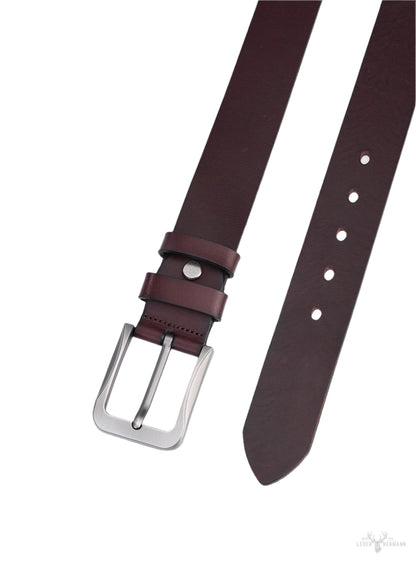 Stylish Round Leather Belt for Men - Leather Belt for a Timeless Look