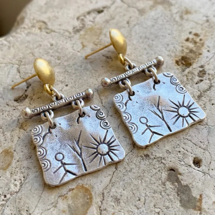 Vintage Bohemian Tribal Earrings
