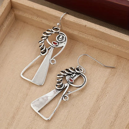 Retro Hip-hop Quirky Swing Earrings