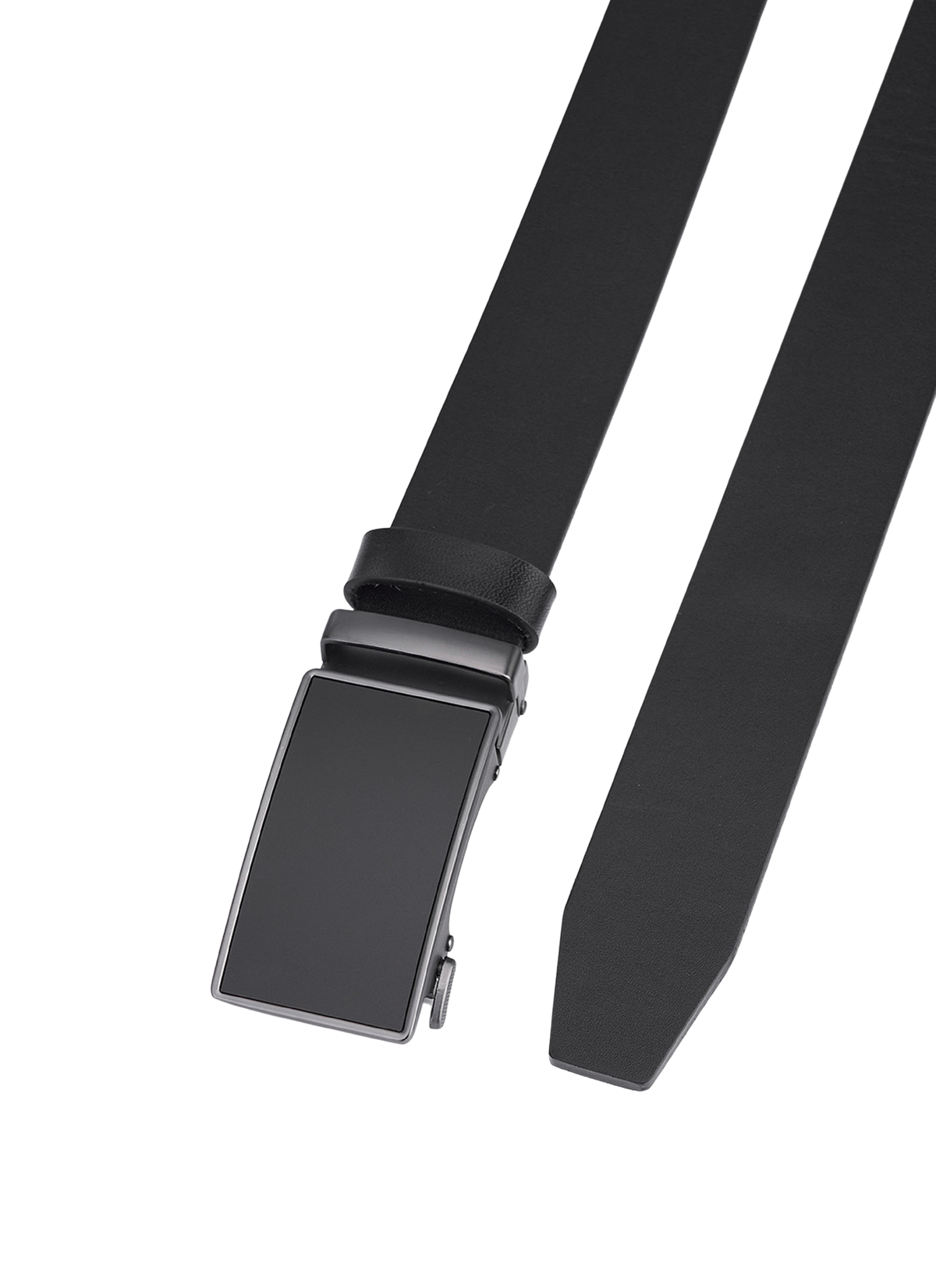 Automatic leather belt