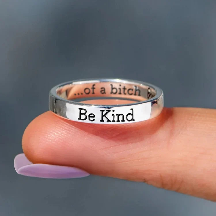 Be kind signature ring