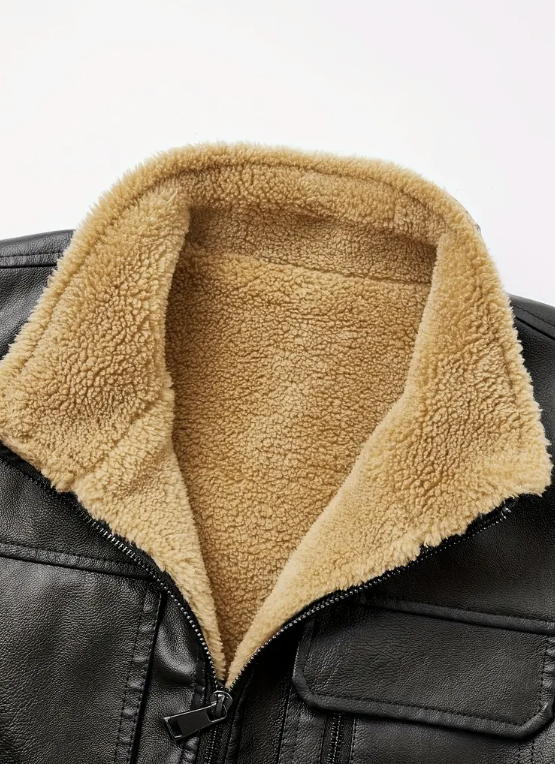 Zarino Jewellery's warming leather vest with zipper