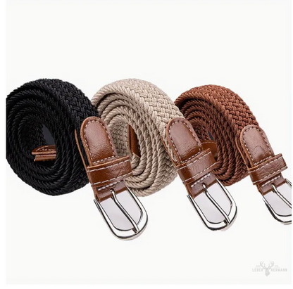 Set of 2/3 Zarino Jewellery's Flex Leather Belt without holes