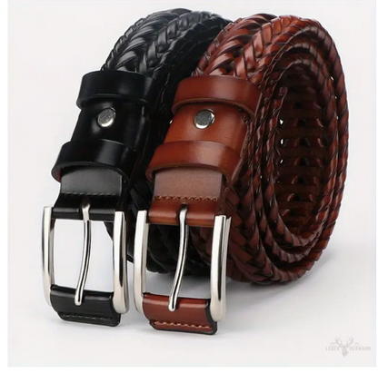 Set of 2 Zarino Jewellery's Freizeit leather belts without holes