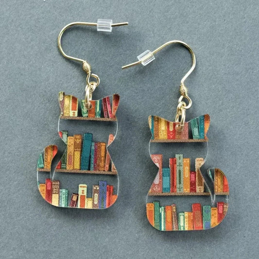 Multicolor Vintage Kitten Earrings