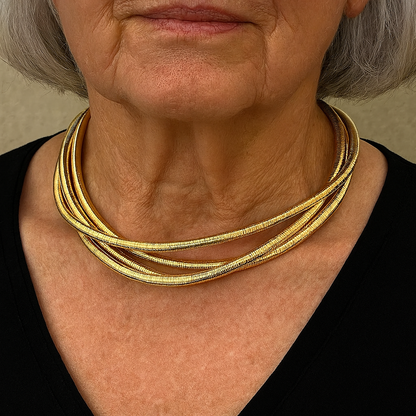 Luxe Layered Golden Chain Necklace