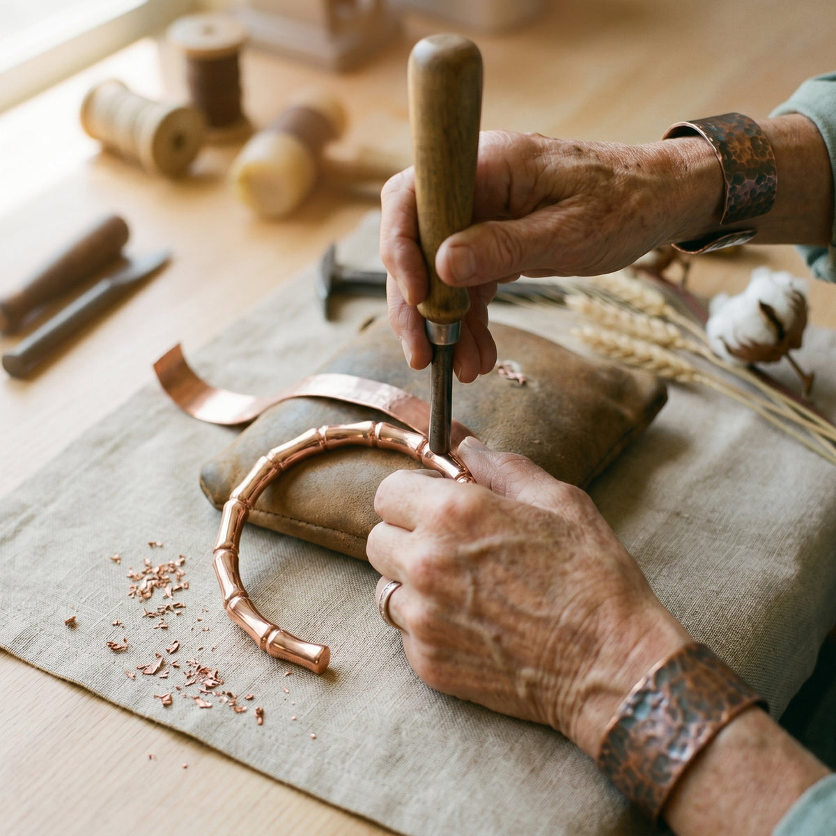 Zarino Jewellery's Grove Copper Bracelet