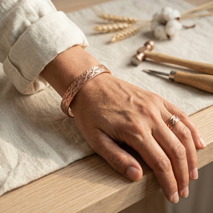 Zarino Jewellery's Knot Copper Set