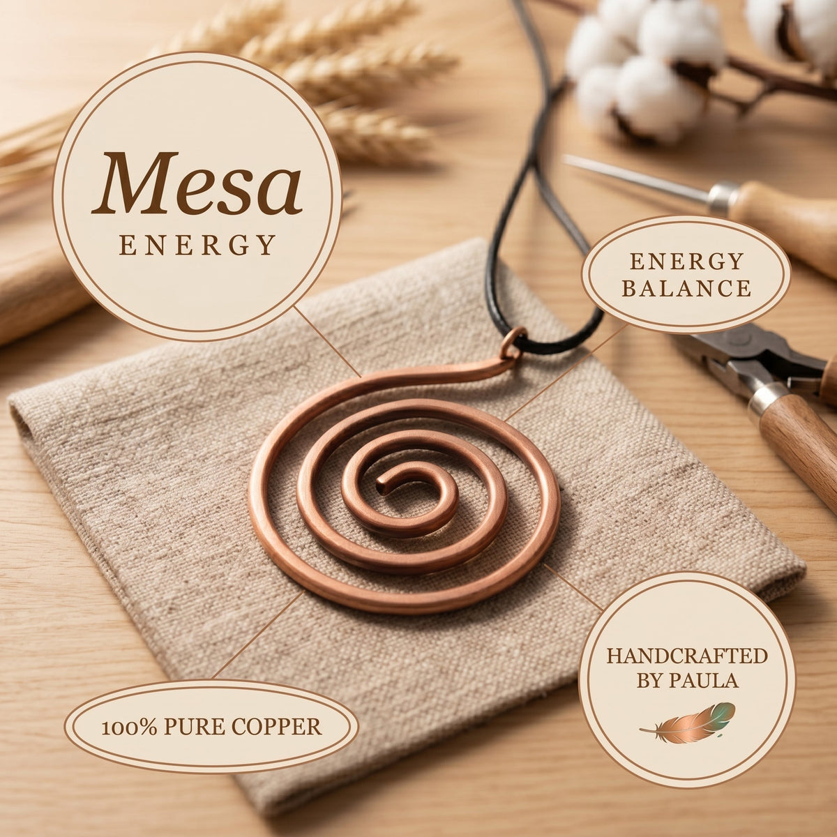 Zarino Jewellery's Mesa Copper Necklace