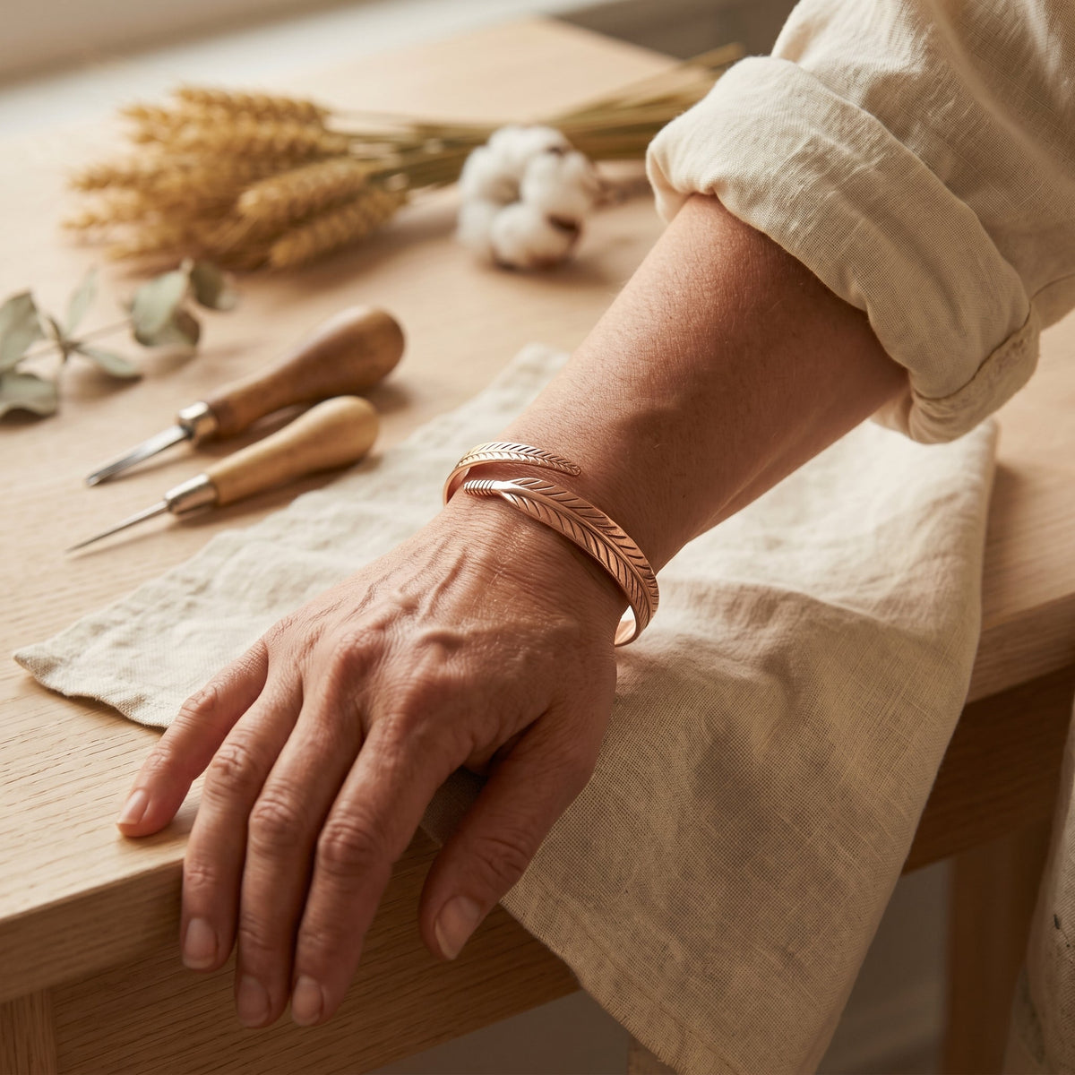 Zarino Jewellery's Root Copper Bracelet