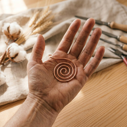 Zarino Jewellery's Flow Copper Hand Spiral