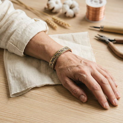 Zarino Jewellerys's Weave Copper Bracelet