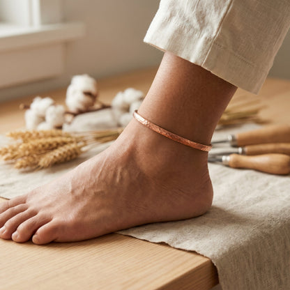 Zarino Jewellery's Sand Copper Anklet