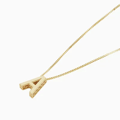 Love letter initial necklace