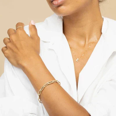 Love letter initial necklace