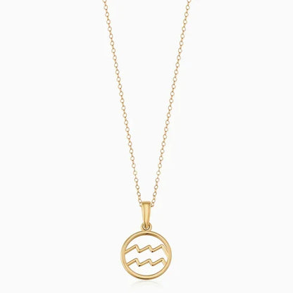 Zodiac sign necklace