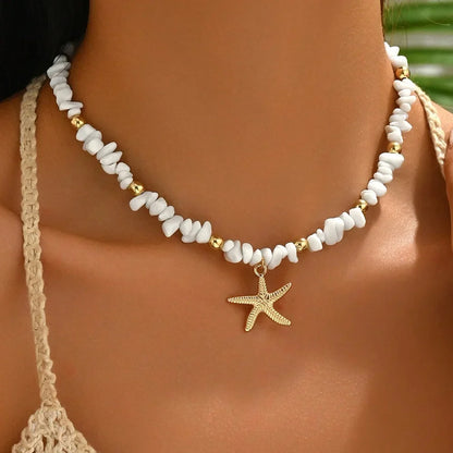 Ocean Dreams Seashell Pendant Necklace