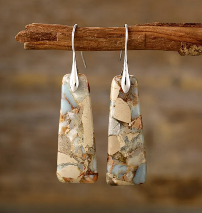 Bohemian Emperor Stone Earrings