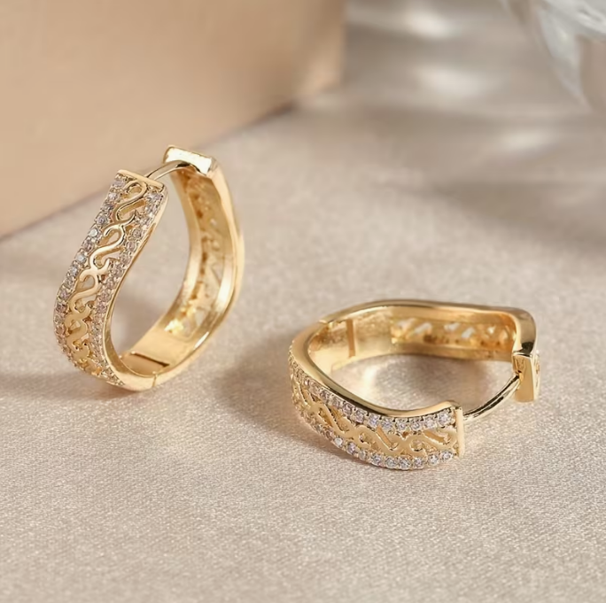 Eternal Grace Twisted Filigree Earrings