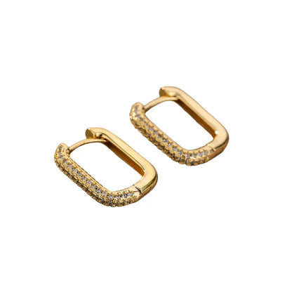 Valerie | Square and Circular Earrings
