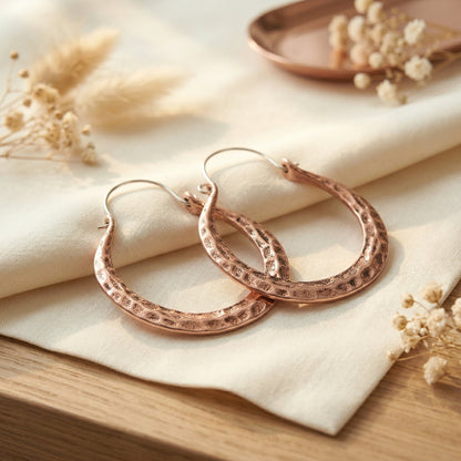 Zarino Jewellery's Ember Copper Earrings
