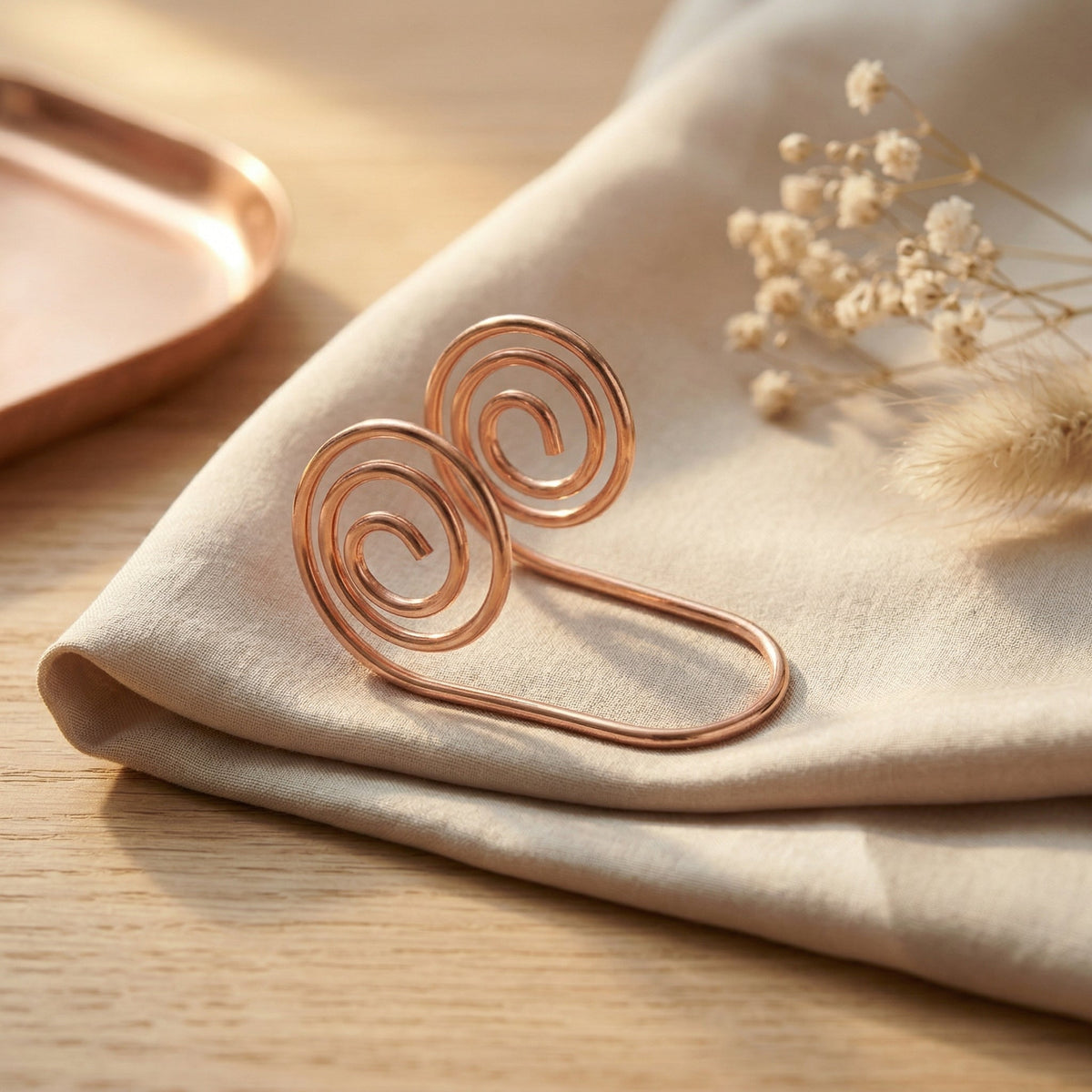 Zarino Jewellery's Flow Copper Hand Spiral