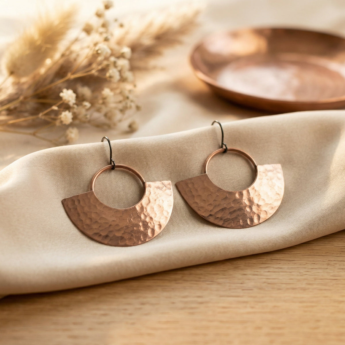 Zarino Jewellery's Sol Copper Earrings