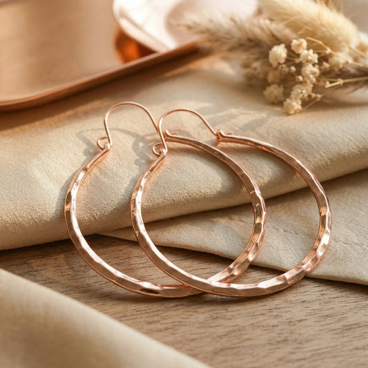 Zarino Jewellery's Willow Copper Earrings