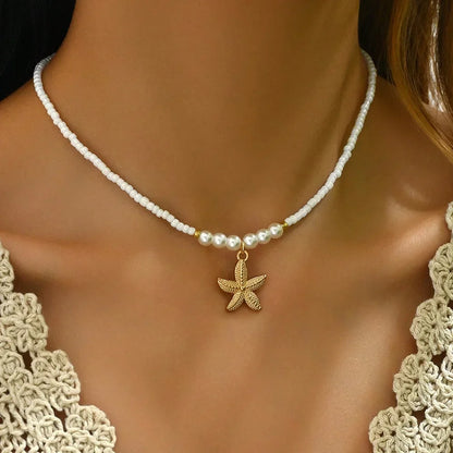 Ocean Dreams Seashell Pendant Necklace