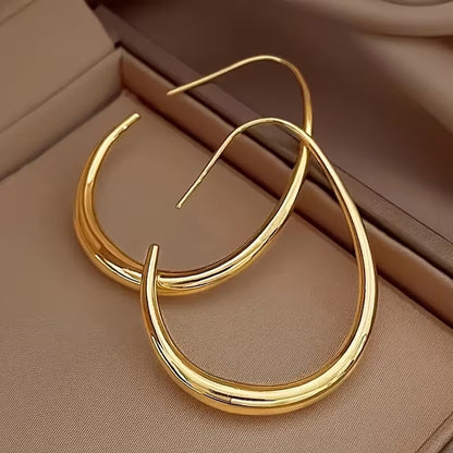 Moonlit Teardrop Elegance Hoops