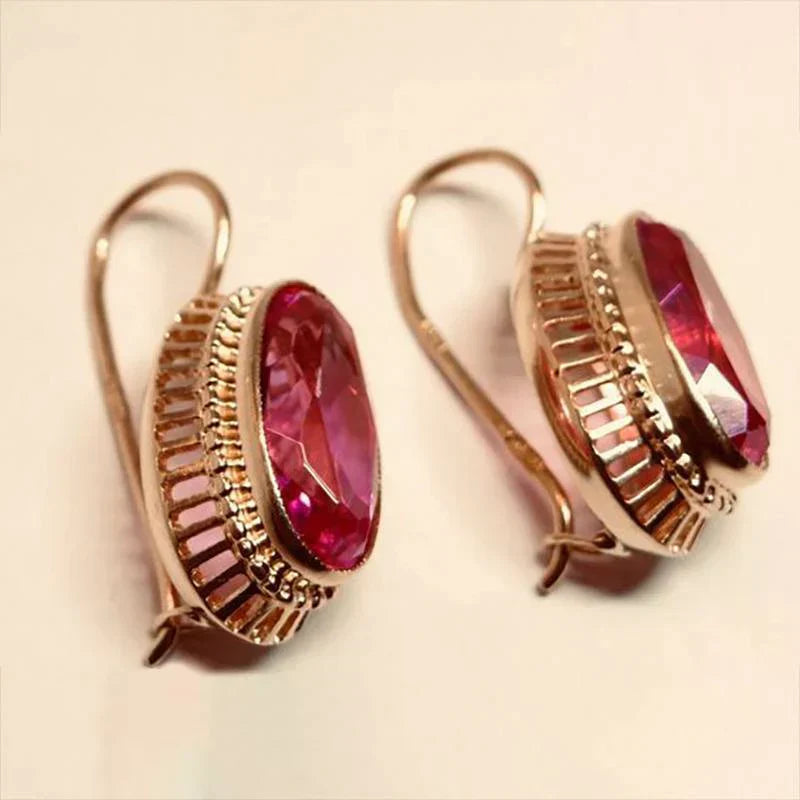 Rose Gold Vintage Earrings