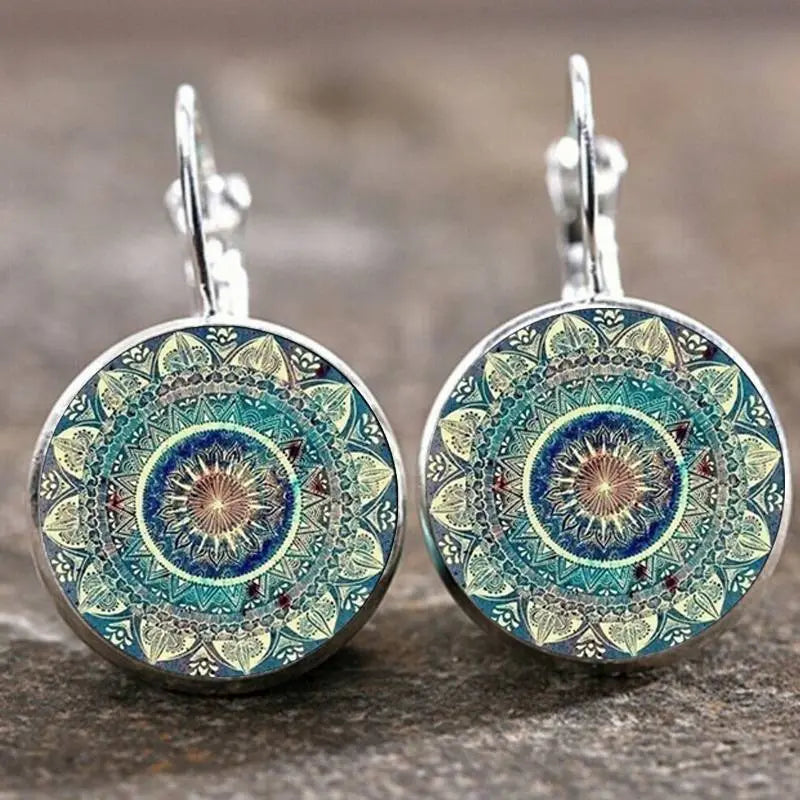 Classic Vintage Mandala Earrings