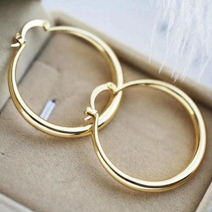Radiant Large Gold Hoops