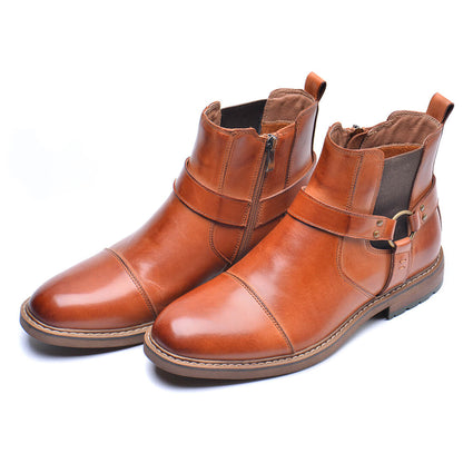 Elegant roadster leather boots for the perfect look