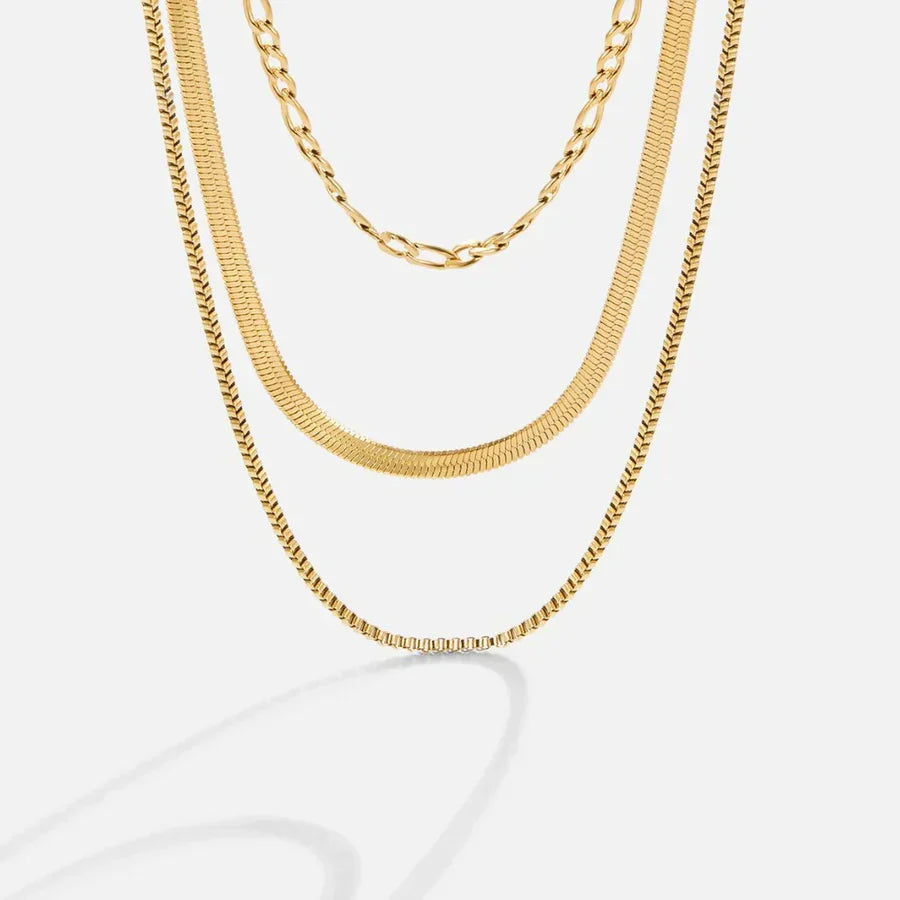 Vienna Layered Chain Necklace