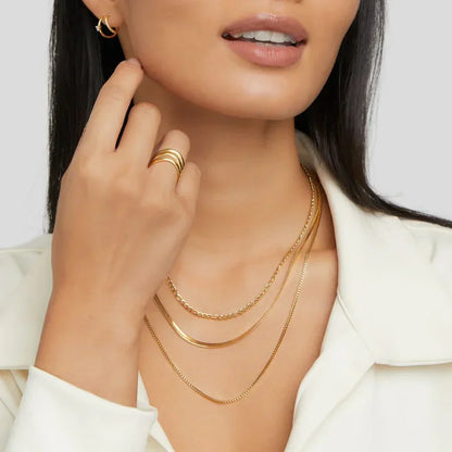 Vienna Layered Chain Necklace